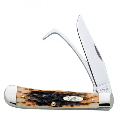 00144 – Case Knife Equestrian Amber
