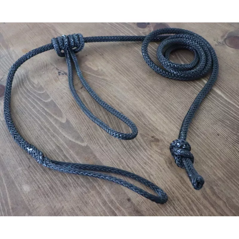 1/4 8FT AmSteel Tether with 3/16 Prussic (carabiner not included)