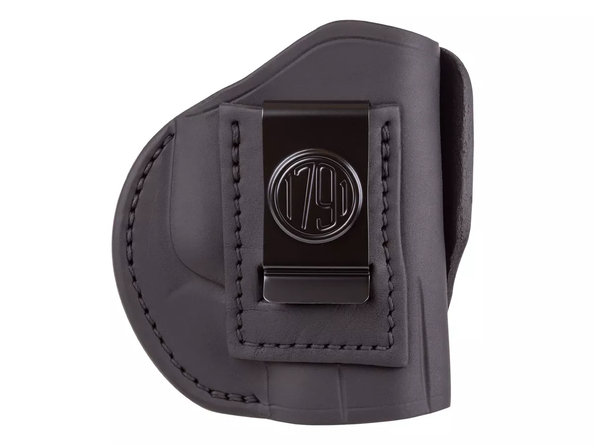 1791 Gunleather 4-Way Holster, IWB/OWB, Size 3, Stealth Black, RH