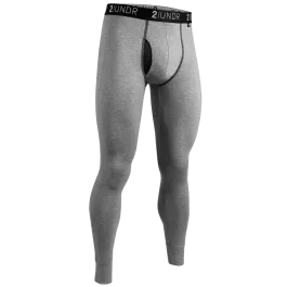 2UNDR Men's Long John - Heather Grey - 2XL