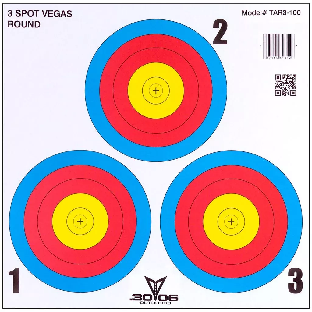 30-06 Paper Targets - 3 Spot