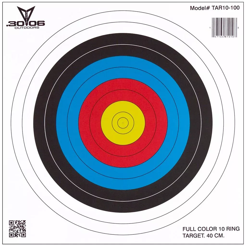 30-06 Paper Targets – 5 Color – 100 pack