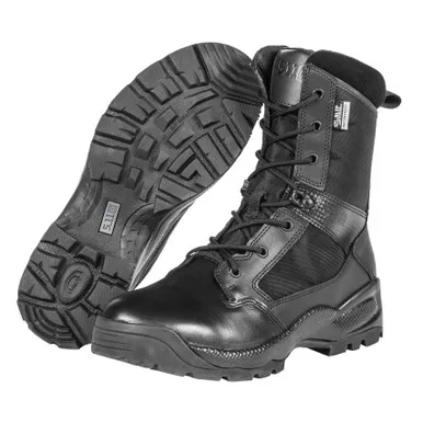 5.11 Tactical 12392 Men’s A.T.A.C. 2.0 Storm 8″ Side-Zip Tactical Boots, Black