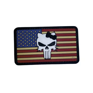 5ive Star Gear 6724000 Vintage Flag Kitty Morale Patch, 3.25″ x 2″