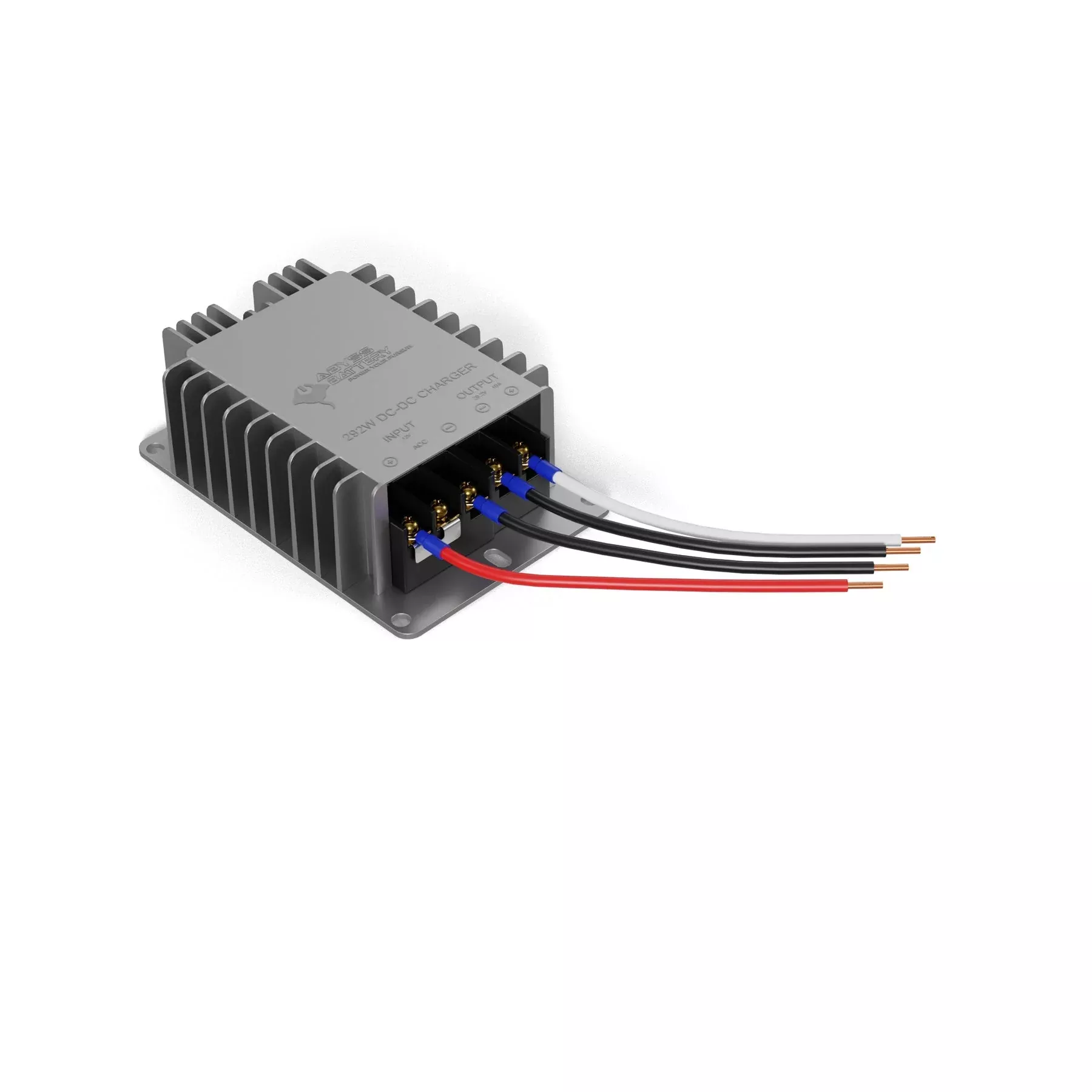 ABYSS | 24V On-Board Alternator Charger | Model AB-24V-DC | Smart Marine Charging | IP67 Waterproof | DC-DC Battery Charging System | For Trolling Motors, Boats & Marine Applications