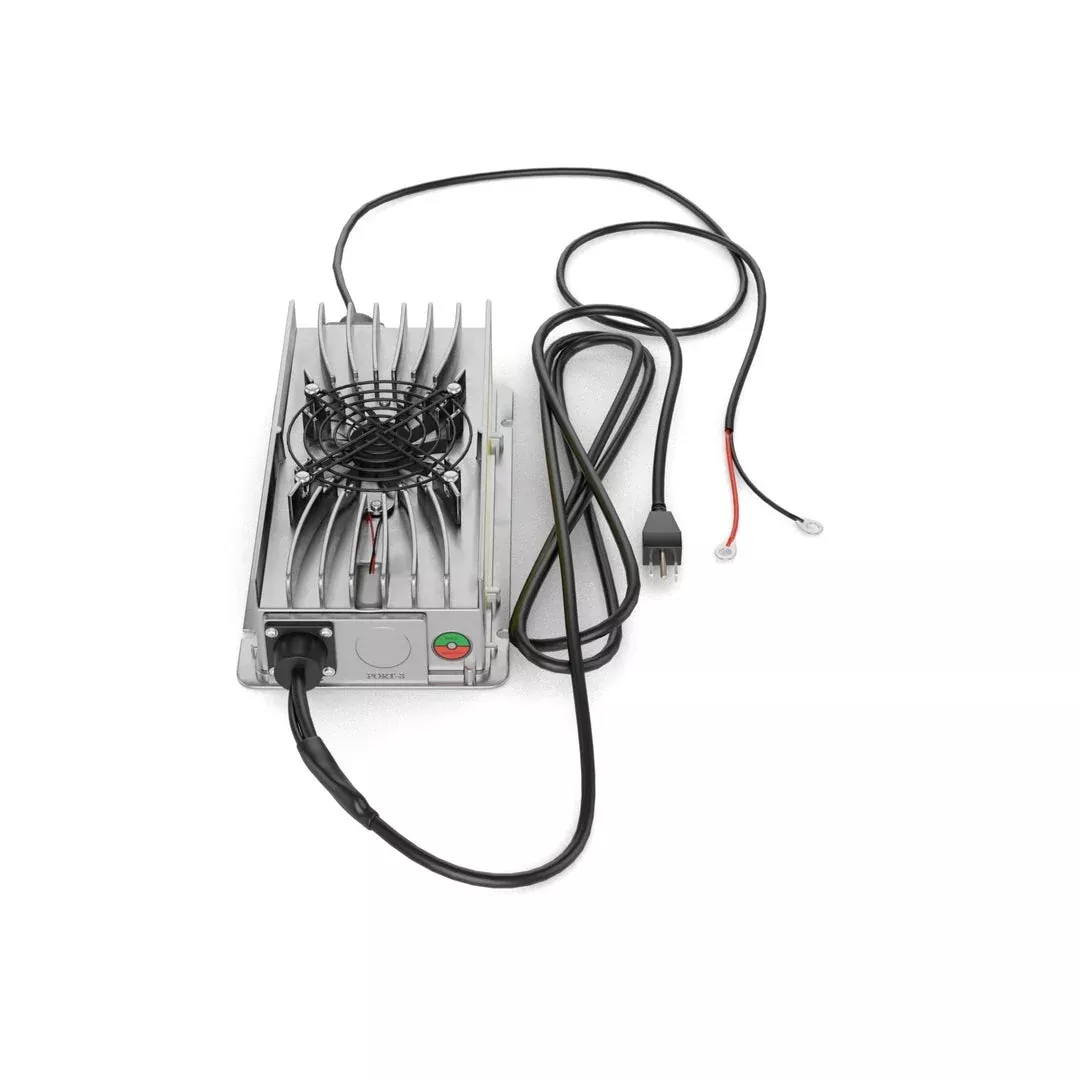 ABYSS | On-Board High-Precision Marine Lithium Battery Charger | Model AB-CRG-36V10A | Voltage 36V | 10A Output | For 36V LiFePO4 Trolling Motor Batteries