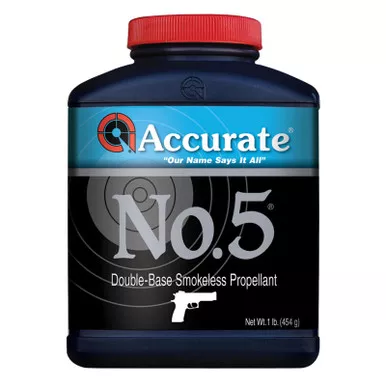 ACCURATE NO.5 1LB CAN SMOKELESS POWDER.