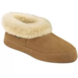 Acorn Women's Oh Ewe II Shearling Bootie Slippers - Walnut - 6