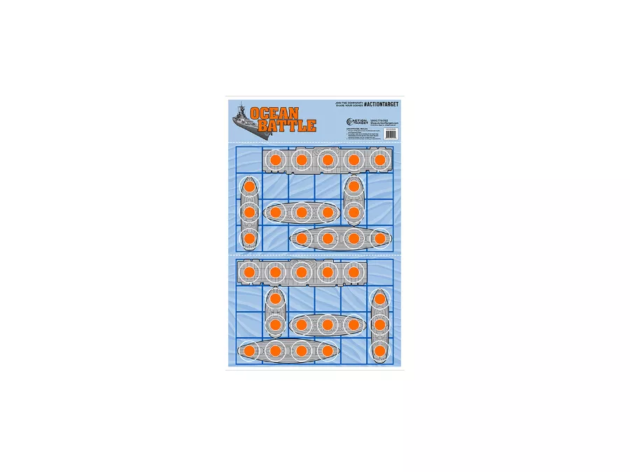 Action Target Ocean Battle Paper Target, 100