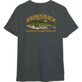 AFTCO Men's Bronzeback SS Tee - Charcoal Heather - S