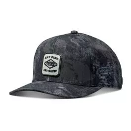 AFTCO Men’s Flippin’ Tech Hat – Black Storm Camo