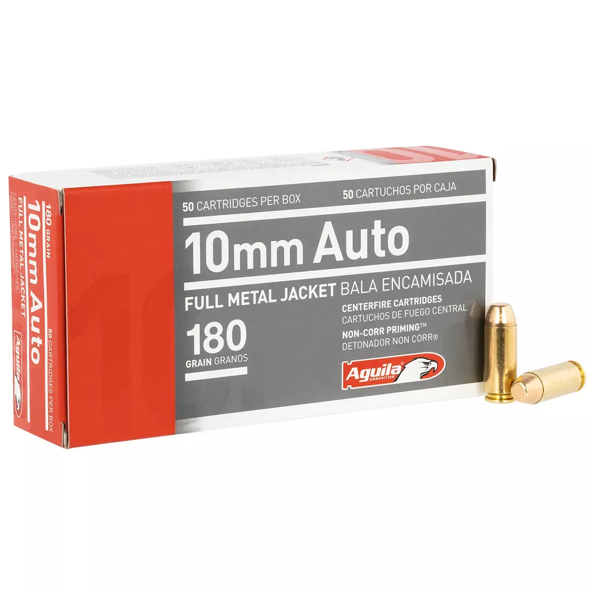 Aguila 10MM Auto 180 Gr. FMJ 50/Box