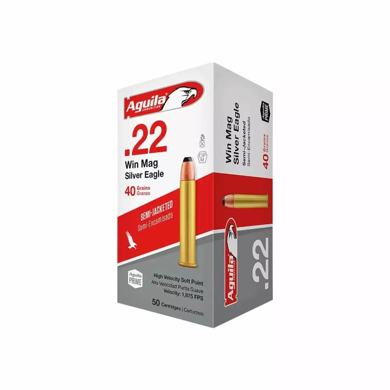 Aguila High Velocity .22 Win. Mag 40Gr SP 50/Box
