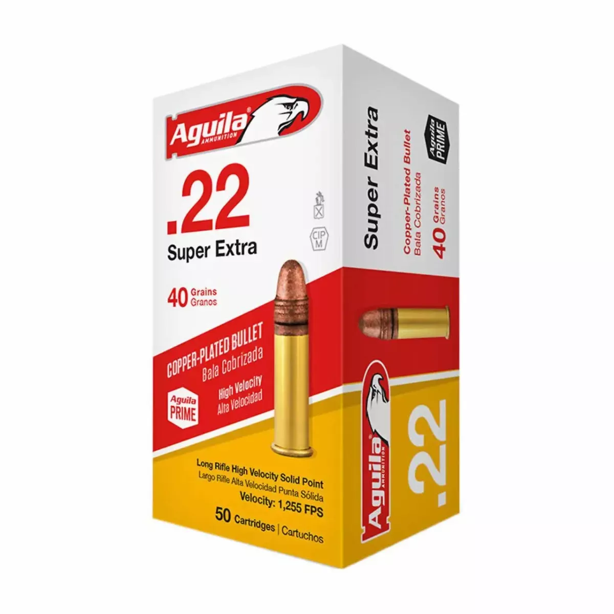 Aguila Super Extra High Velocity 22 LR 40 Gr. 50/Box