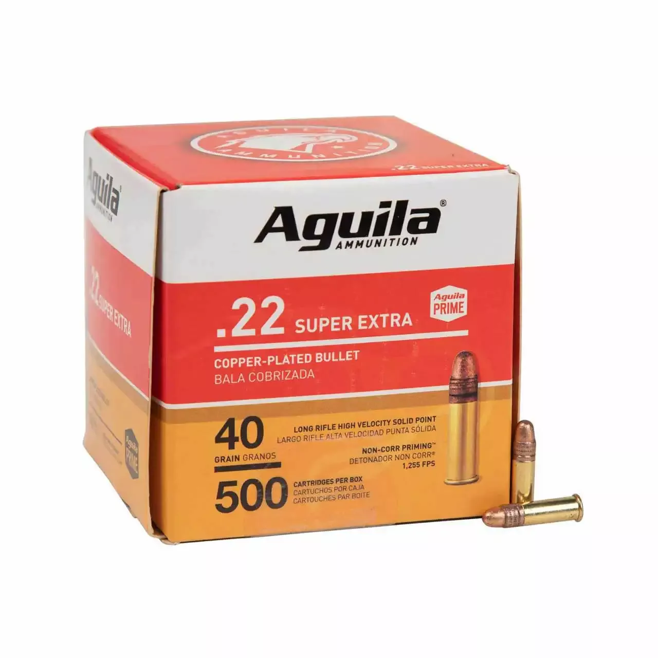Aguila Super Extra High Velocity 22 LR 40 Gr. 500/Box