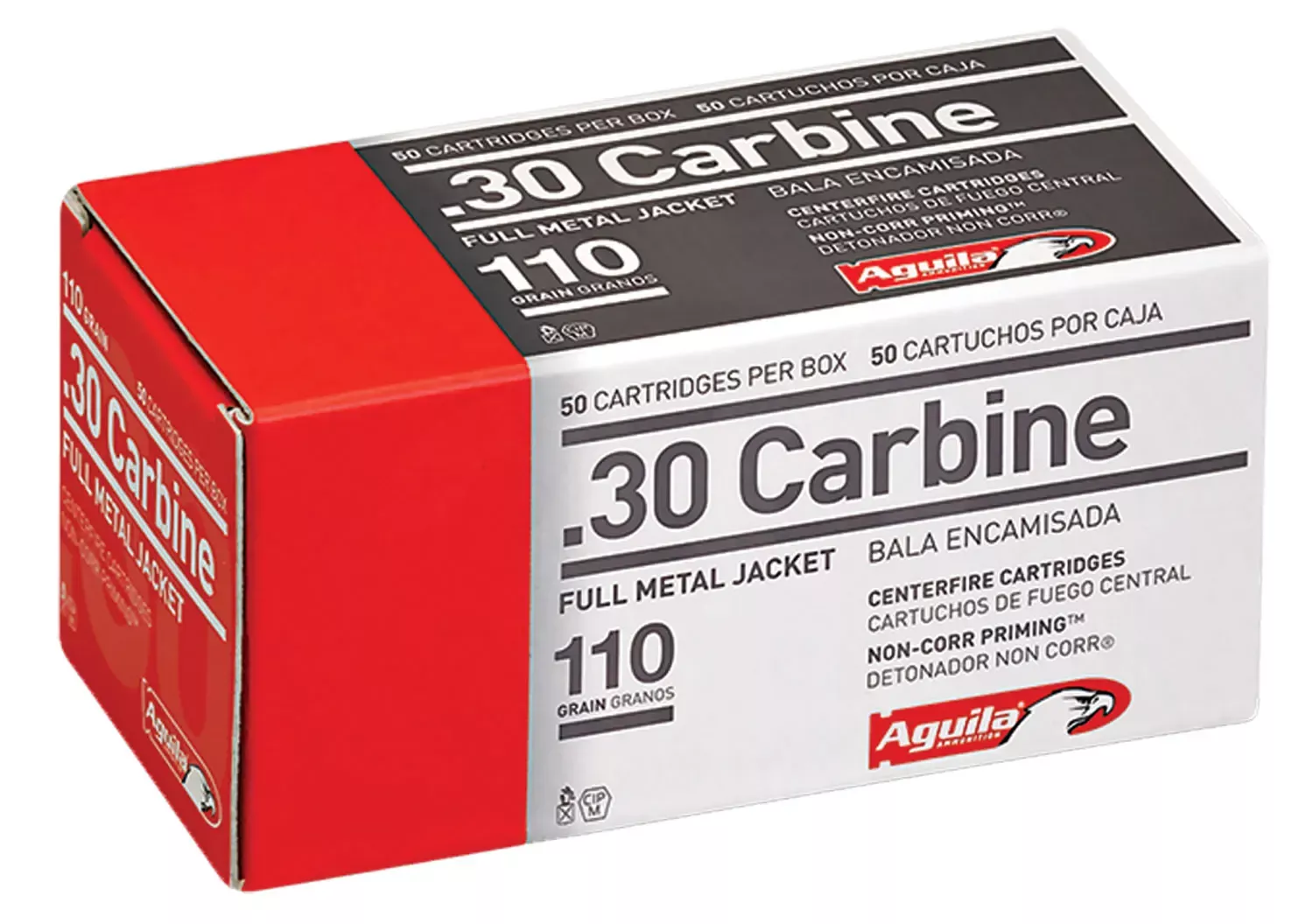 Aguila Target & Range 30 Carbine 110 Gr. FMJ 50/Box
