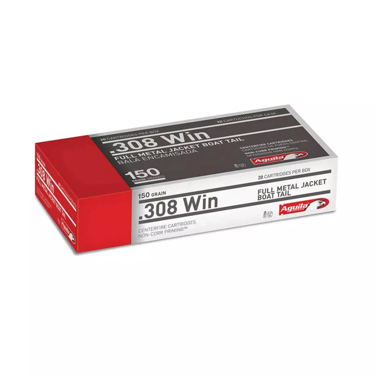 Aguila Target & Range 308 Win 150 Gr. FMJBT 20/Box