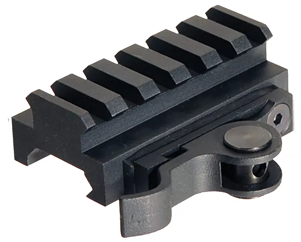AimShotRail MountBlack Anodized Quick Release Picatinny Rail 14mm Mount Height Aluminum