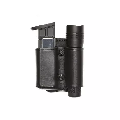 Aker Model 517 D.M.S. Night Fighter Flashlight & Magazine Combo Pouch for Double Stack 9mm/.40 S&W