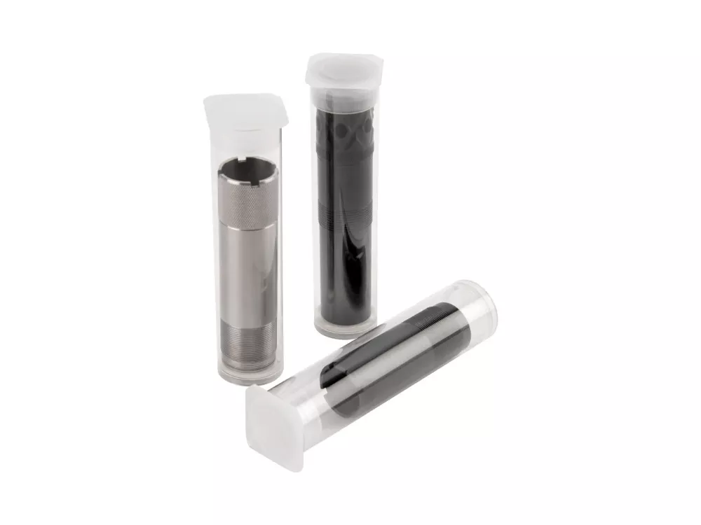 Allen Choke Tube Vials, 12 Gauge Chokes, 3 Pack, Tan