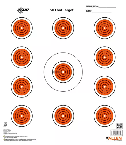 Allen Ez Aim 11 Spot Target – 13-pk 12″x12″