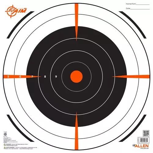 Allen Ez Aim Bullseye Target – 12-pk 12″x12″