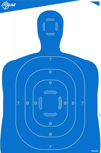 Allen Ez Aim Human Silhouette – 4-pk 23″x35″