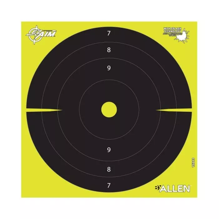 Allen EZ Aim Splash 8″ Reactive Paper Bullseye Targets 23 Pack #15213