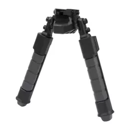 Allen Helix Rifle Bipod Low Picatinny Rail Mount – Rapid-Snap Legs – Black