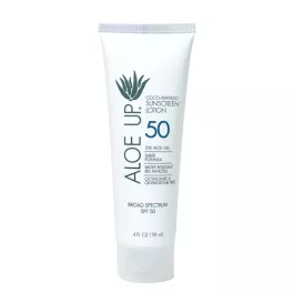Aloe Up White Collection SPF 50 Sunscreen Lotion - 4 oz.