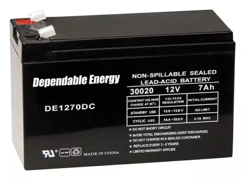 American Hunter Battery – Rechargeable 12v 7amp Tab Top