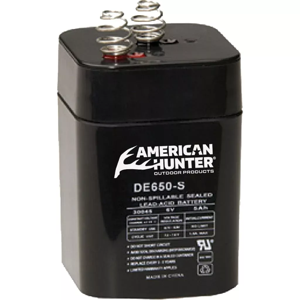 American Hunter Rechargeable Battery 6v Spring Top