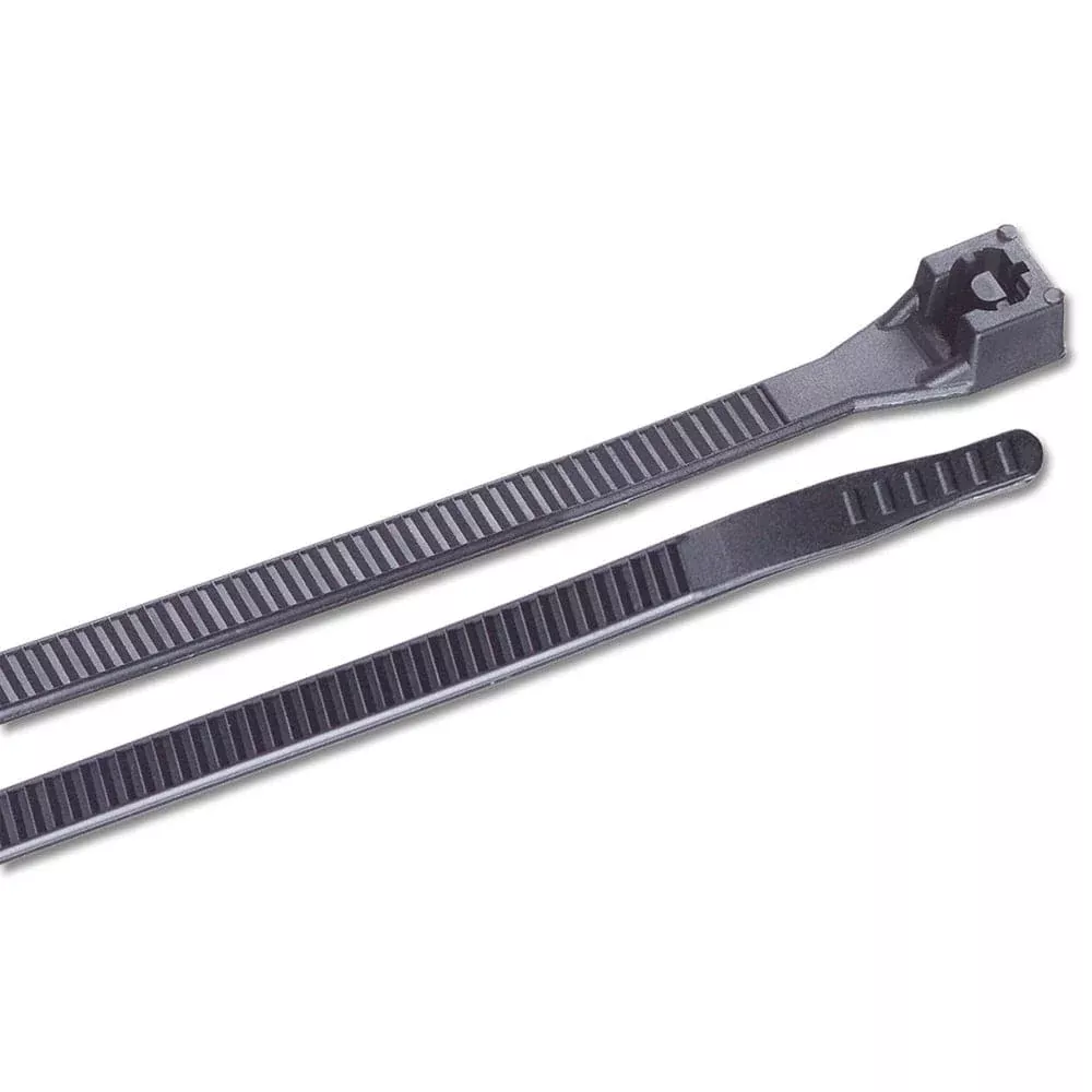 Ancor 14″ UV Black Standard Cable Zip Ties – 25 Pack