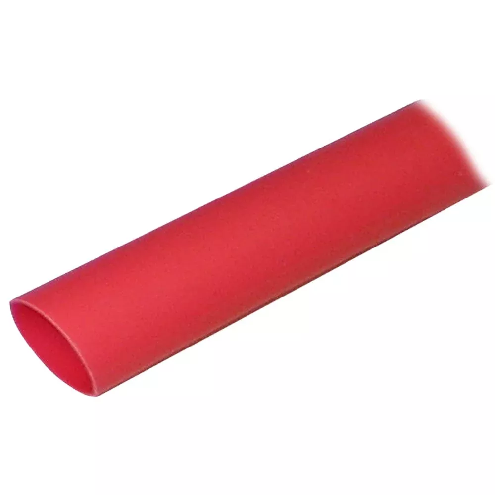 Ancor Adhesive Lined Heat Shrink Tubing (ALT) – 1″ x 48″ – 1-Pack – Red