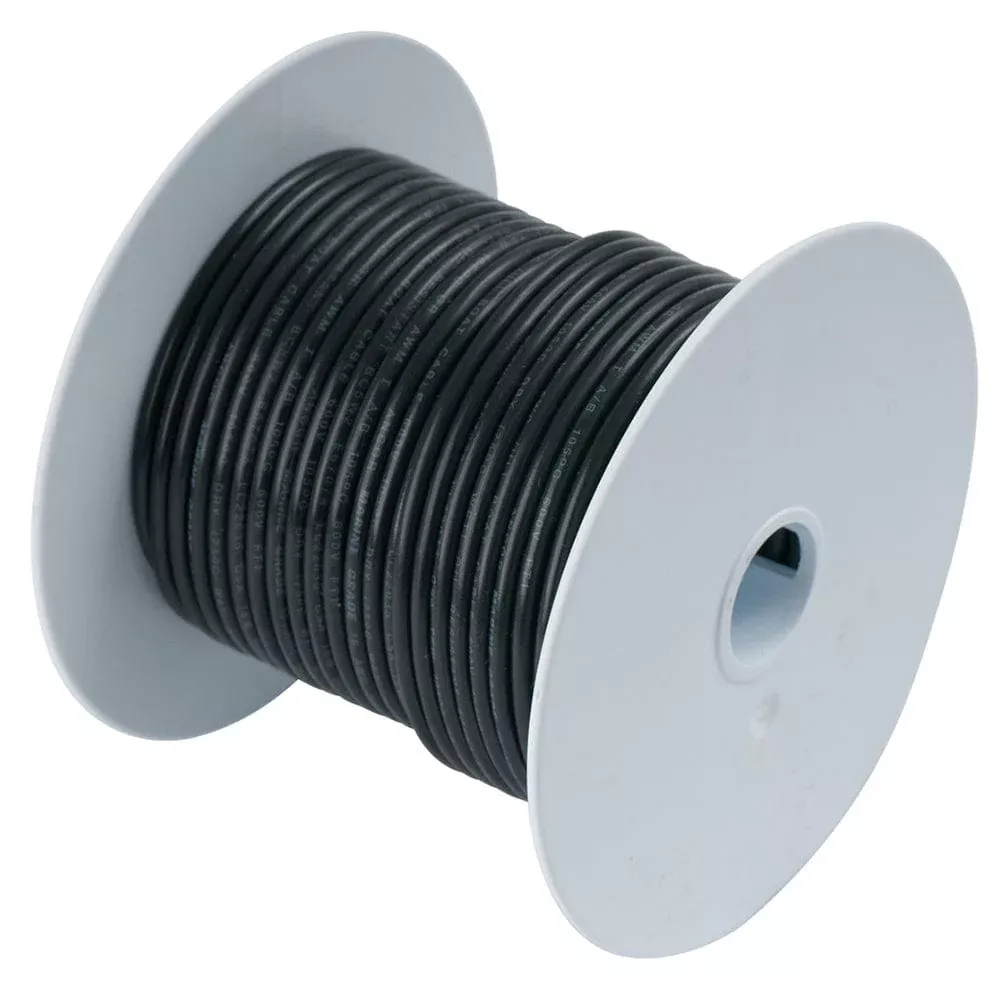 Ancor Black 4 AWG Battery Cable – 100′
