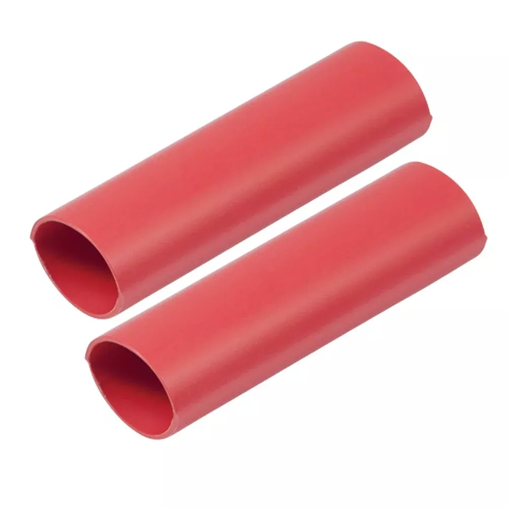 Ancor Heavy Wall Heat Shrink Tubing – 1″ x 6″ – 2-Pack – Red