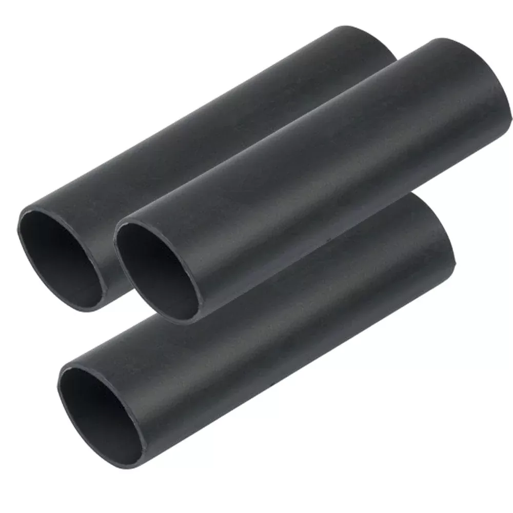 Ancor Heavy Wall Heat Shrink Tubing – 3/4″ x 3″ – 3-Pack – Black