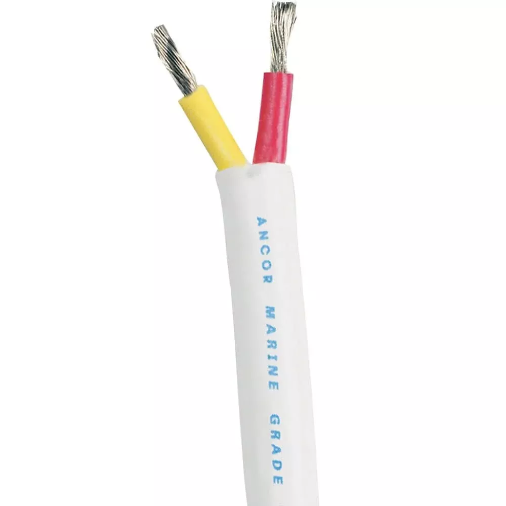 Ancor Safety Duplex Cable - 12/2 AWG - Red/Yellow - Round - 500' - 126350