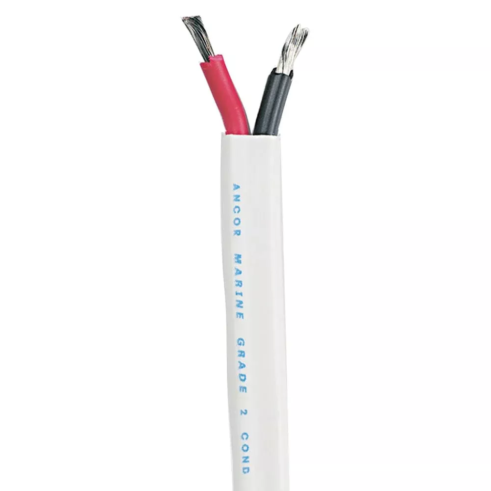 Ancor Standard Duplex Cable – Flat 18/2 AWG – 2 x 0.8mm² Red/Black – 500′