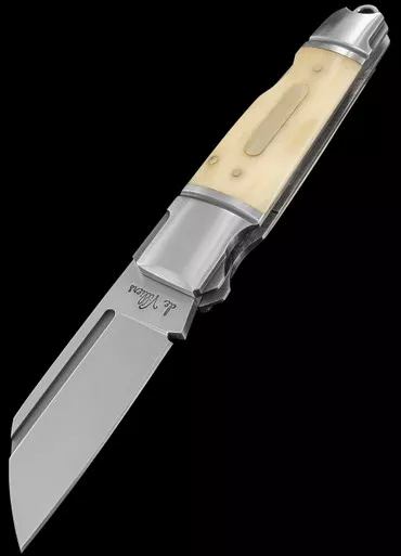 Andre de Villiers Pocket Butcher Bone Shield Back Lock Folding Knife