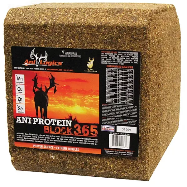 Ani-Logics Outdoors Ani-Protein Block 365 – 25 Lbs #ANI40015