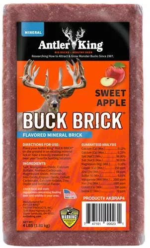 Antler King | Sweet Apple Buck Brick | 4 lbs Weight
