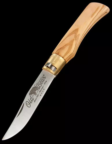 Antonini Old Bear Olive Stainless Folding Knife