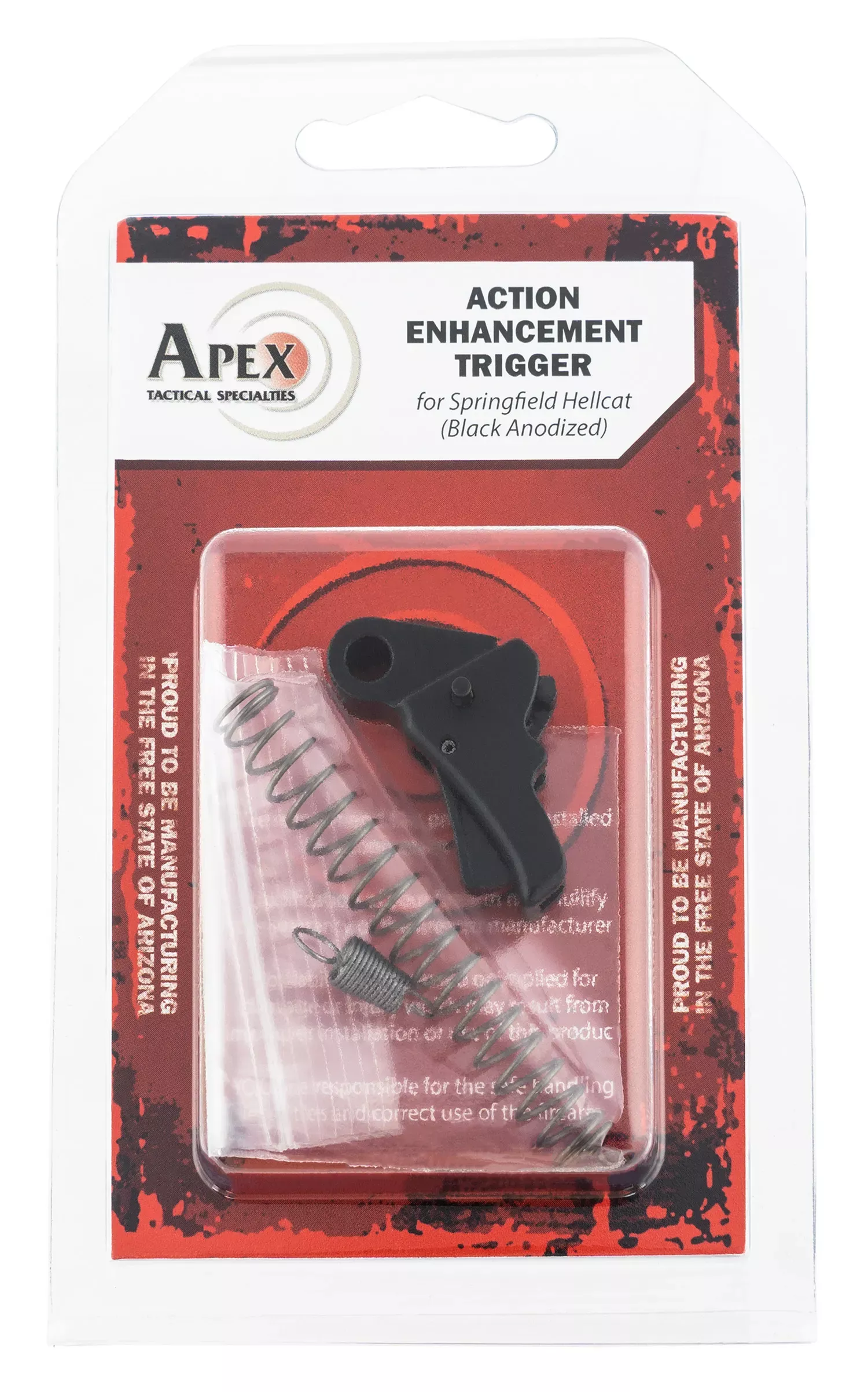 Apex Tactical Action Enhancement Trigger Springfield Hellcat Black