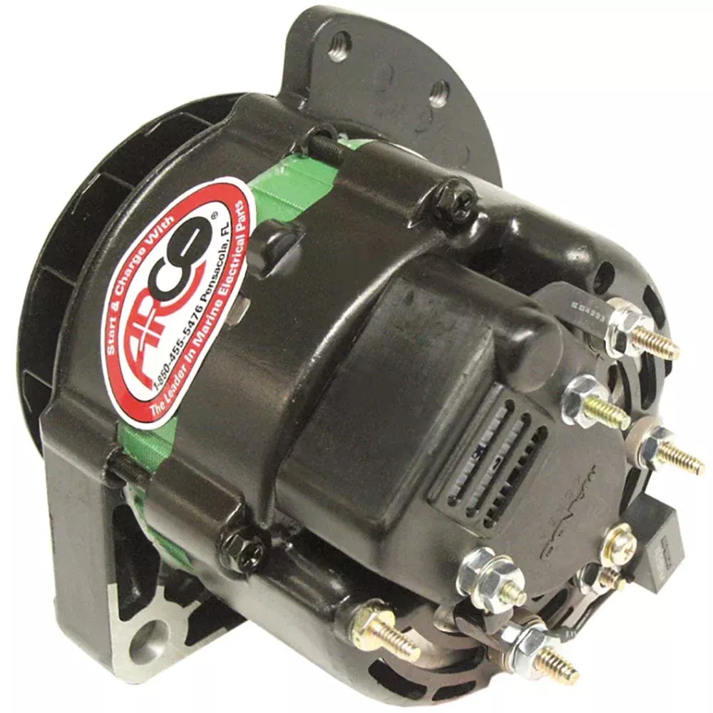 ARCO Marine Premium Replacement Universal Alternator w/Single Groove Pulley – 12V 55A