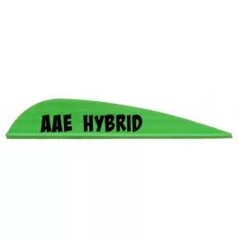 Arizona Archery AAE Hybrid - 26 Vanes - 50 Pack - Bright Green