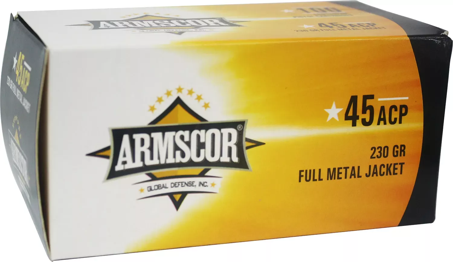 Armscor Precision Value Pack 45 ACP 230 gr Full Metal Jacket 100 Per Box