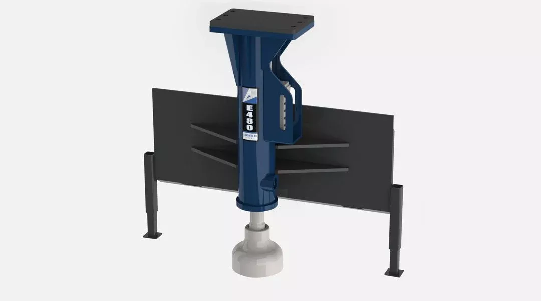 Arrowhead | Rockdrill’s Post Driver | Models E480| Diameter 1.9″ | Flow Rate 8–13 GPM | For Skid Steers
