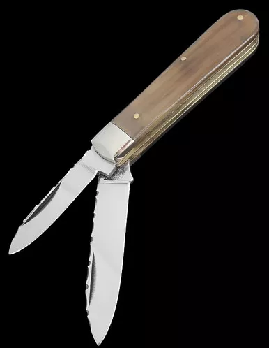Arthur Wright Spear and Pen Buffalo Horn Folding Knife