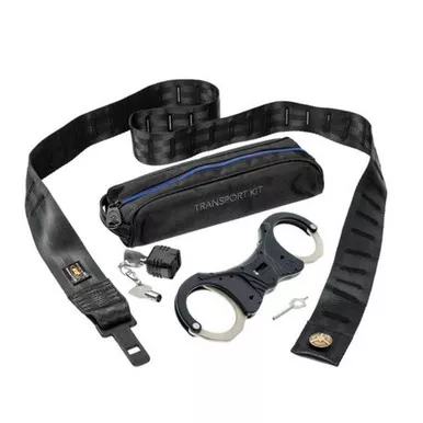 ASP Transport Kit w/ Rigid Ultra Cuffs Belt-Linked Handcuffs